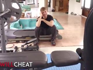 She will Cheat - Alexa Grace Fucks DILF while BF Watches