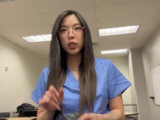 Creepy MD Convinces Young Asian Medical MD to Fuck to Get Ahead
