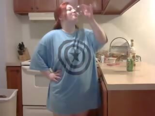 Kitchen Tease Chubby: Free American Chubby x rated video show 6b | xHamster