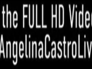Tremendous Massage And Pussy Fucking&excl; Cuban diva Angelina Castro Gets Dicked&excl;