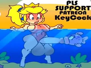 Futa Princess Peach Gets Blowed by a Fish | made By: KeyCock