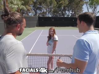 FACIALS4K hard up Redhead Mazy Myers Takes A Break From Tennis To Get Several Facials