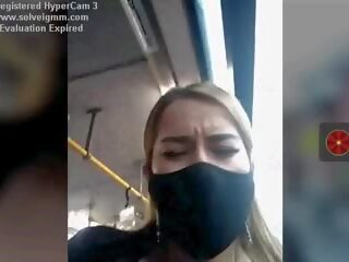 Ms on a Bus films Her Tits Risky, Free sex movie 76