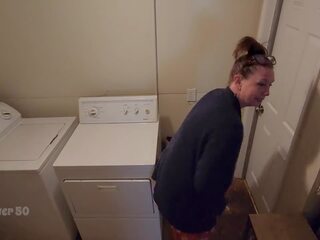 A Lonely MILF Seduces a beau who Rents Her Basement Apartment the Landlady part two