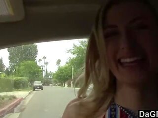 Attractive Hitchhiker Sucks johnson for a Ride adult film clips