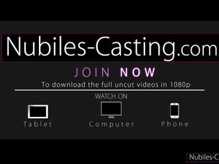 Nubiles Casting - cute blondes first sex clip