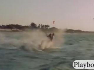 Terrific Playmates Tryout Kite Boarding Naked