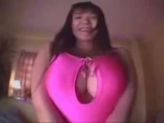 Busty oriental asian young female temptation