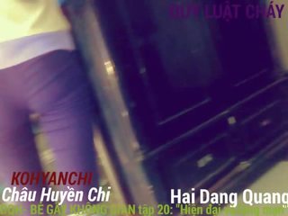 Teen lassie Pham Vu Linh Ngoc shy peeing Hai Dang Quang school Chau Huyen Chi harlot