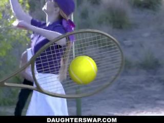 DaughterSwap - Teen Tennis Stars Ride Stepdads peter